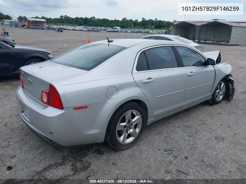 2009 Chevrolet Malibu Lt VIN: 1G1ZH57B29F146259 Lot: 40337429