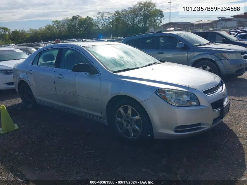 2009 Chevrolet Malibu Ls VIN: 1G1ZG57B89F234588 Lot: 40361588