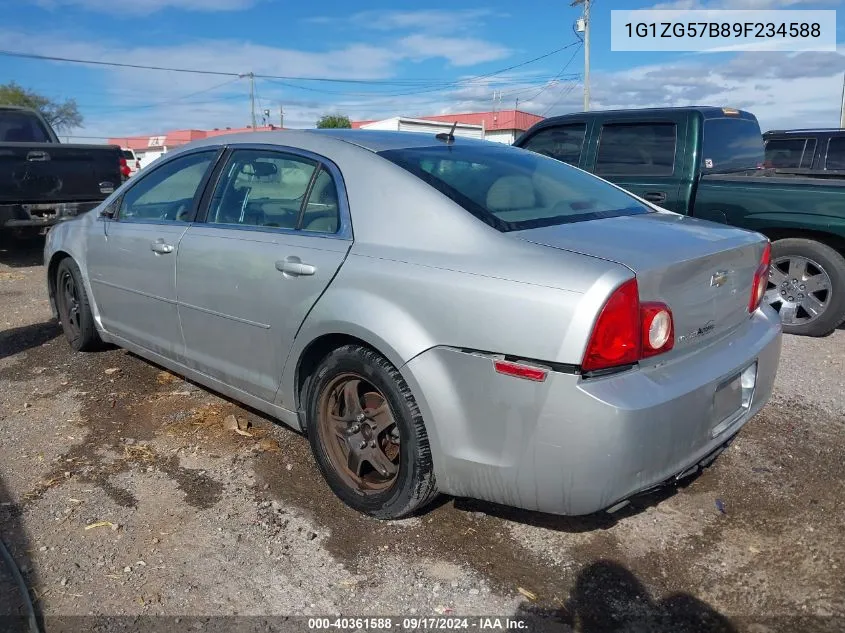 2009 Chevrolet Malibu Ls VIN: 1G1ZG57B89F234588 Lot: 40361588