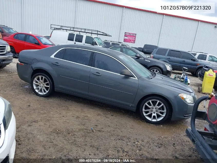 2009 Chevrolet Malibu Ls VIN: 1G1ZG57B09F221320 Lot: 40375254