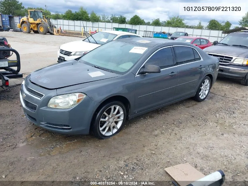 2009 Chevrolet Malibu Ls VIN: 1G1ZG57B09F221320 Lot: 40375254