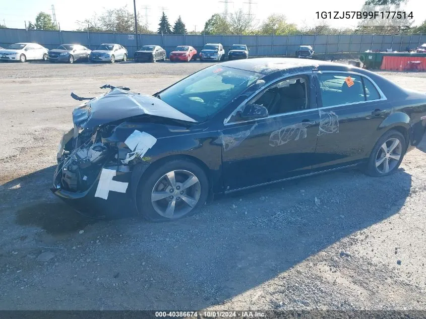 2009 Chevrolet Malibu Lt VIN: 1G1ZJ57B99F177514 Lot: 40386674