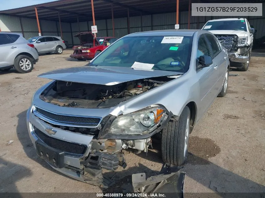 2009 Chevrolet Malibu Ls VIN: 1G1ZG57B29F203529 Lot: 40388979