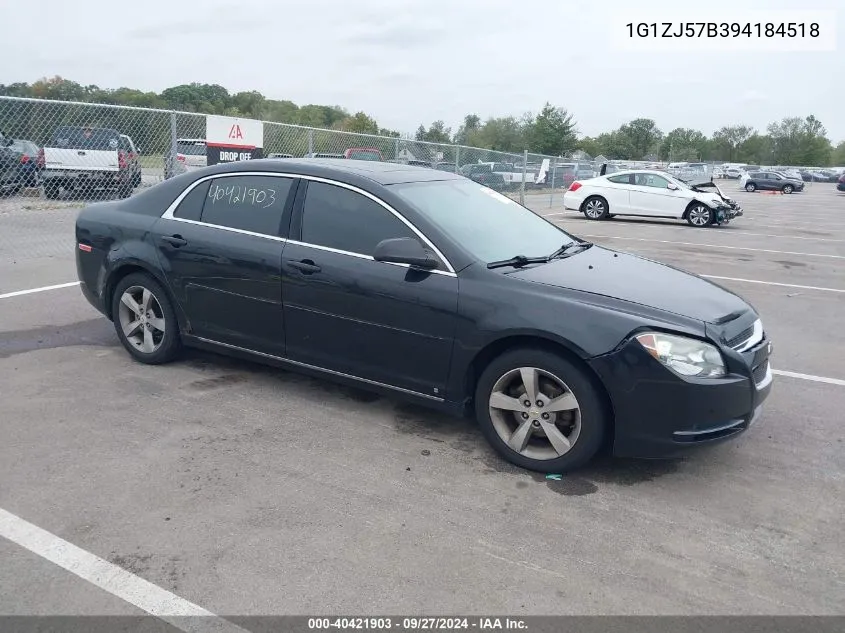 2009 Chevrolet Malibu Lt VIN: 1G1ZJ57B394184518 Lot: 40421903