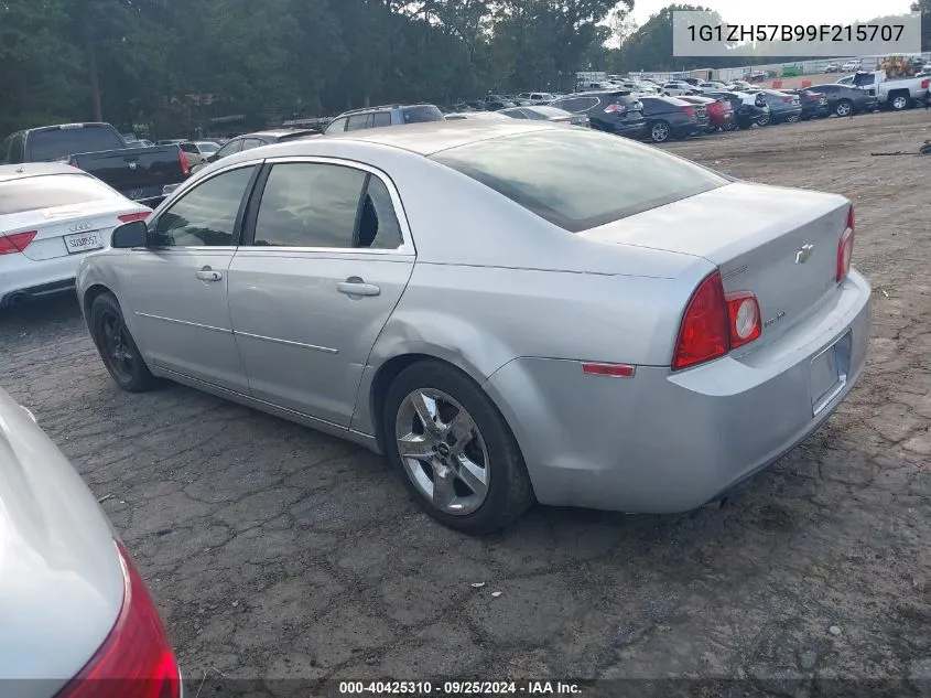 2009 Chevrolet Malibu Lt VIN: 1G1ZH57B99F215707 Lot: 40425310