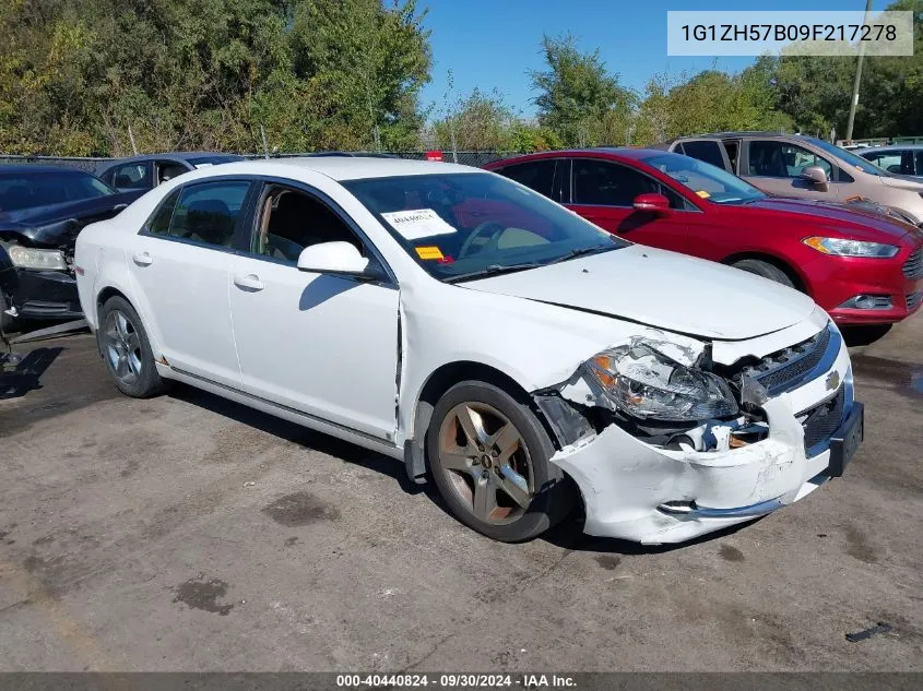 2009 Chevrolet Malibu Lt VIN: 1G1ZH57B09F217278 Lot: 40440824