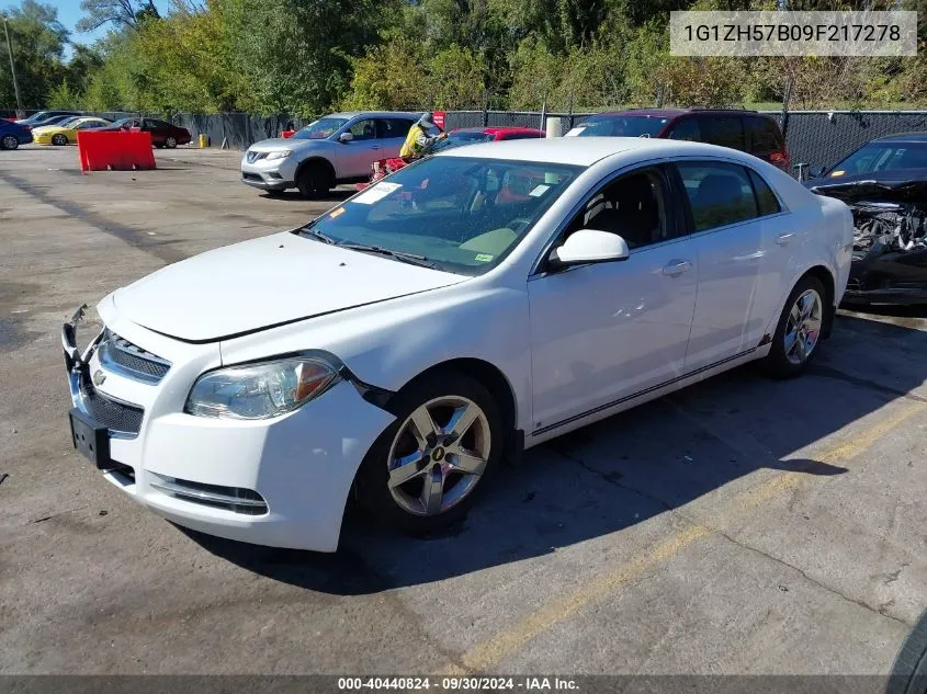 2009 Chevrolet Malibu Lt VIN: 1G1ZH57B09F217278 Lot: 40440824