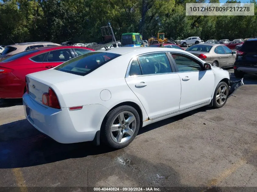 2009 Chevrolet Malibu Lt VIN: 1G1ZH57B09F217278 Lot: 40440824