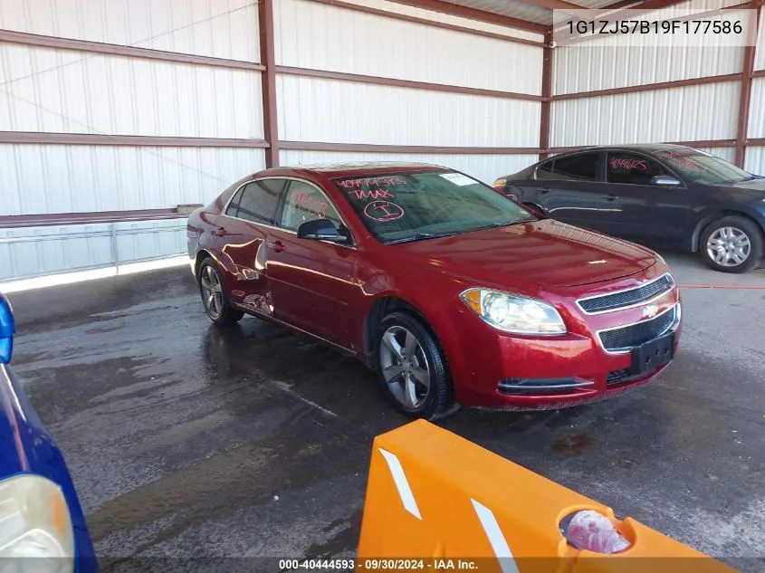 2009 Chevrolet Malibu Lt VIN: 1G1ZJ57B19F177586 Lot: 40444593