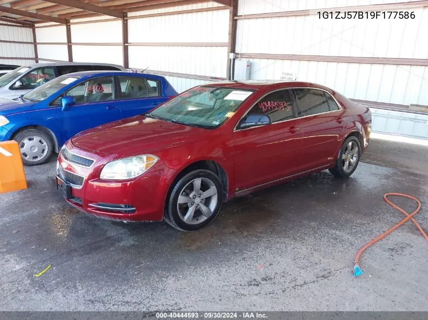 2009 Chevrolet Malibu Lt VIN: 1G1ZJ57B19F177586 Lot: 40444593