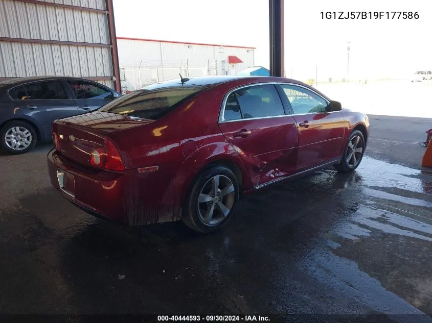 2009 Chevrolet Malibu Lt VIN: 1G1ZJ57B19F177586 Lot: 40444593