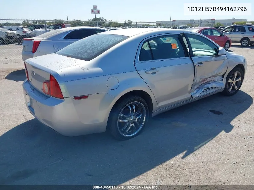 2009 Chevrolet Malibu Lt VIN: 1G1ZH57B494162796 Lot: 40450113