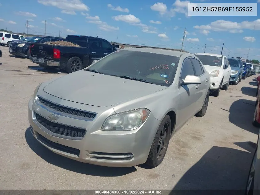 2009 Chevrolet Malibu Lt VIN: 1G1ZH57B69F155952 Lot: 40454350