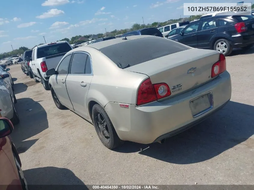 2009 Chevrolet Malibu Lt VIN: 1G1ZH57B69F155952 Lot: 40454350