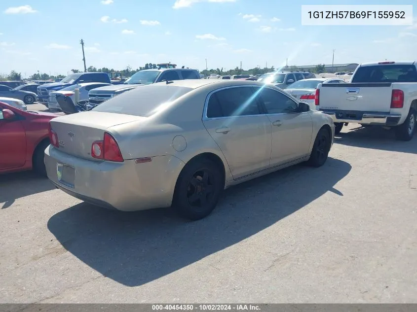 2009 Chevrolet Malibu Lt VIN: 1G1ZH57B69F155952 Lot: 40454350