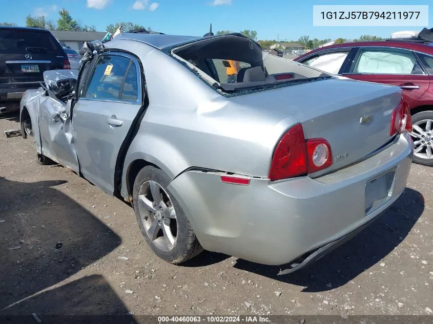 2009 Chevrolet Malibu Lt VIN: 1G1ZJ57B794211977 Lot: 40460063