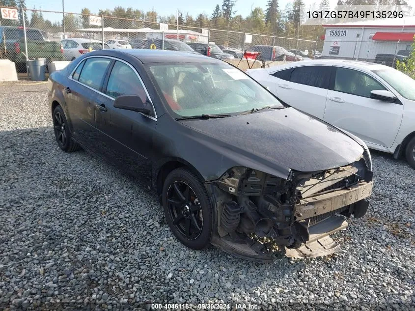 2009 Chevrolet Malibu Ls VIN: 1G1ZG57B49F135296 Lot: 40461181