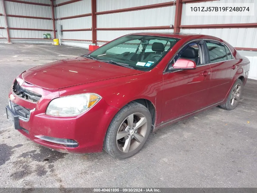 2009 Chevrolet Malibu Lt VIN: 1G1ZJ57B19F248074 Lot: 40461895