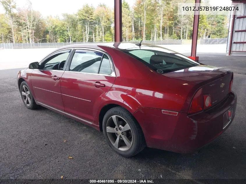 2009 Chevrolet Malibu Lt VIN: 1G1ZJ57B19F248074 Lot: 40461895