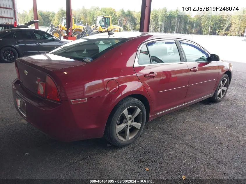 2009 Chevrolet Malibu Lt VIN: 1G1ZJ57B19F248074 Lot: 40461895