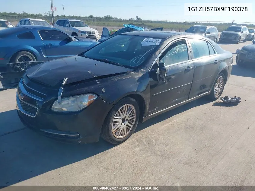 2009 Chevrolet Malibu Lt VIN: 1G1ZH57BX9F190378 Lot: 40462427