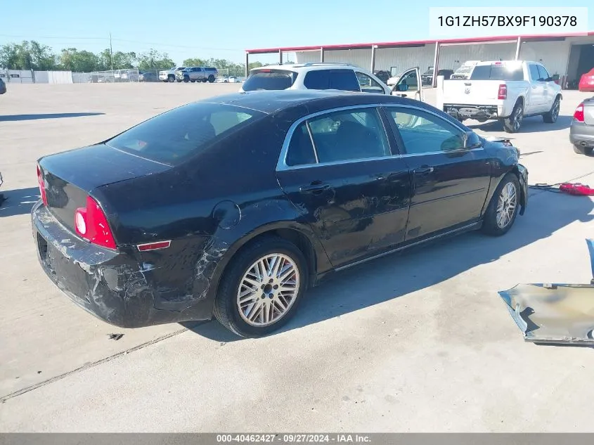 2009 Chevrolet Malibu Lt VIN: 1G1ZH57BX9F190378 Lot: 40462427