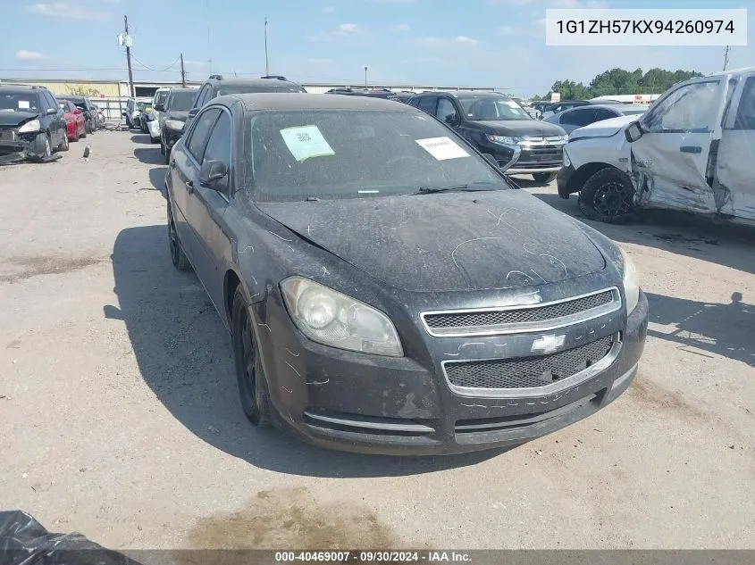 2009 Chevrolet Malibu Lt VIN: 1G1ZH57KX94260974 Lot: 40469007