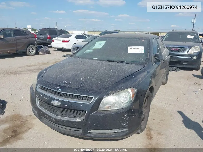 2009 Chevrolet Malibu Lt VIN: 1G1ZH57KX94260974 Lot: 40469007