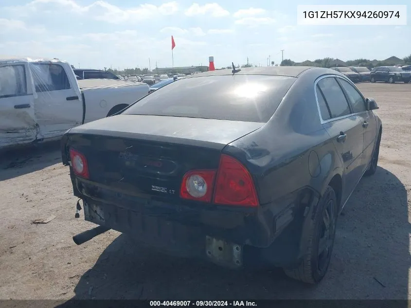 2009 Chevrolet Malibu Lt VIN: 1G1ZH57KX94260974 Lot: 40469007