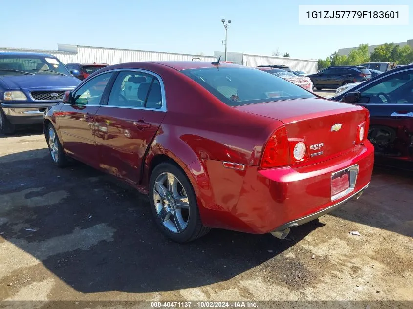 2009 Chevrolet Malibu Lt VIN: 1G1ZJ57779F183601 Lot: 40471137