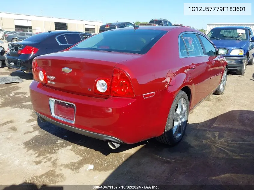 2009 Chevrolet Malibu Lt VIN: 1G1ZJ57779F183601 Lot: 40471137