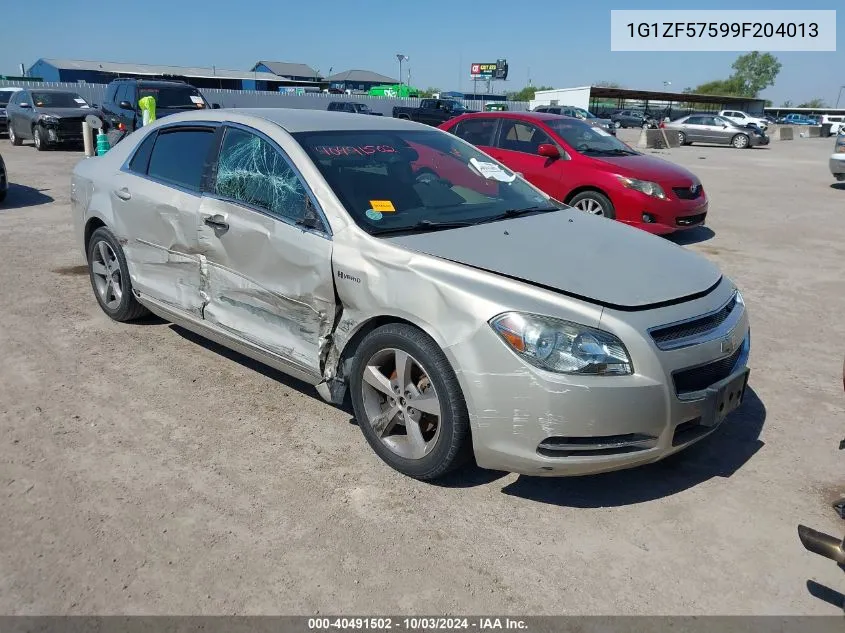 2009 Chevrolet Malibu Hybrid VIN: 1G1ZF57599F204013 Lot: 40491502