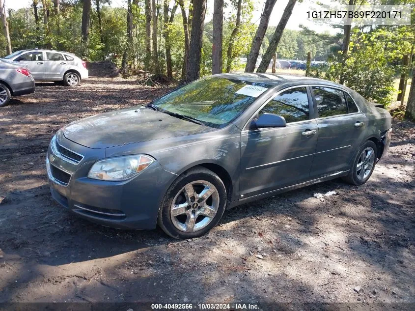 2009 Chevrolet Malibu Lt VIN: 1G1ZH57B89F220171 Lot: 40492566