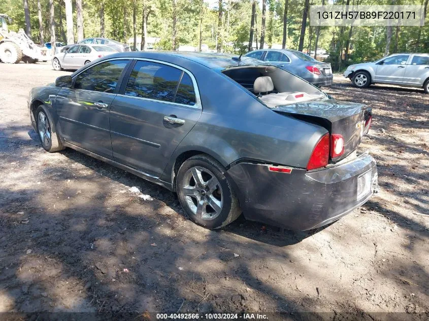 2009 Chevrolet Malibu Lt VIN: 1G1ZH57B89F220171 Lot: 40492566