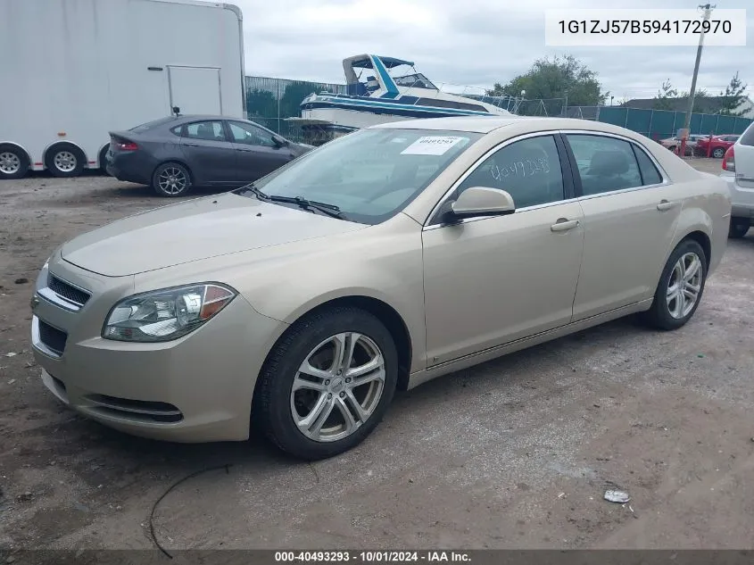 2009 Chevrolet Malibu Lt VIN: 1G1ZJ57B594172970 Lot: 40493293