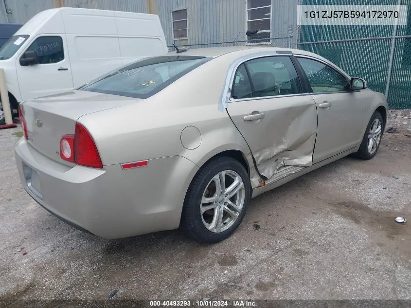 2009 Chevrolet Malibu Lt VIN: 1G1ZJ57B594172970 Lot: 40493293