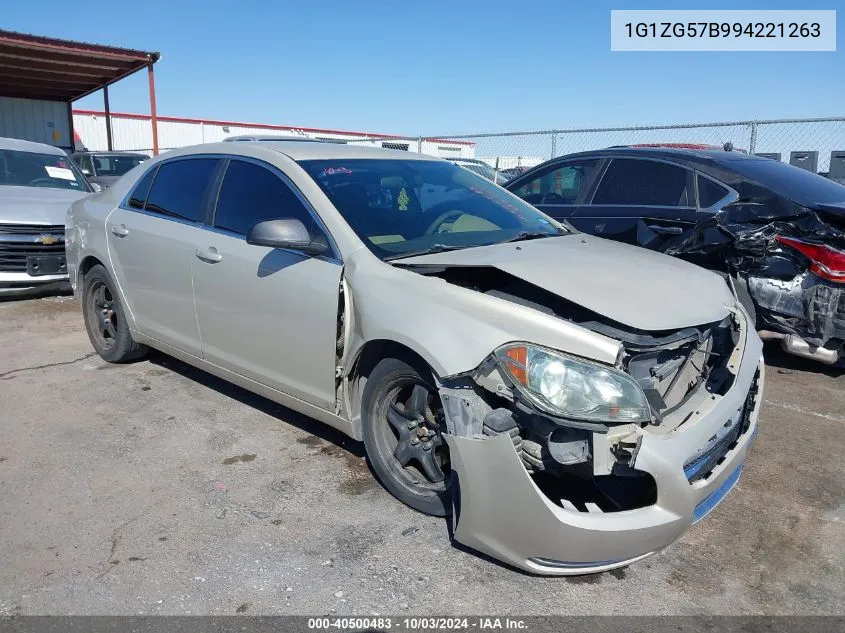 2009 Chevrolet Malibu Ls VIN: 1G1ZG57B994221263 Lot: 40500483