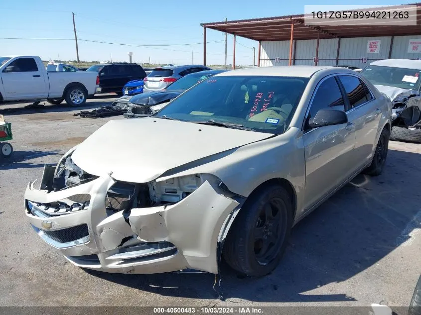 2009 Chevrolet Malibu Ls VIN: 1G1ZG57B994221263 Lot: 40500483