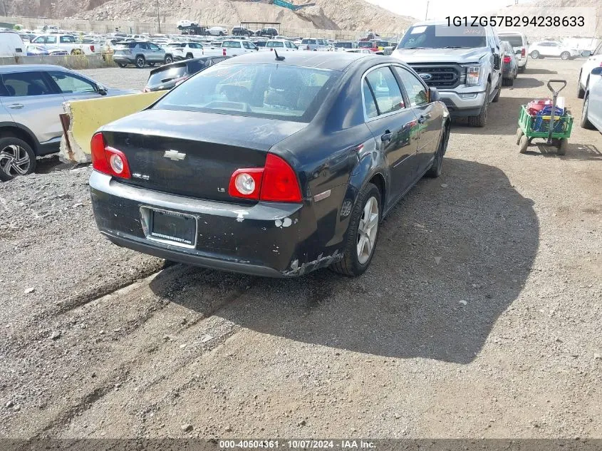 2009 Chevrolet Malibu Ls VIN: 1G1ZG57B294238633 Lot: 40504361