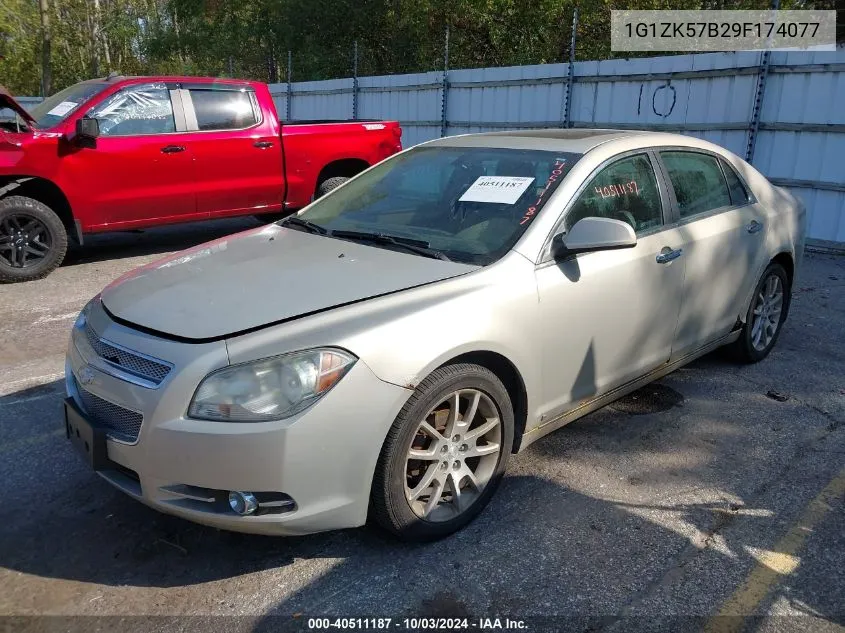 2009 Chevrolet Malibu Ltz VIN: 1G1ZK57B29F174077 Lot: 40511187