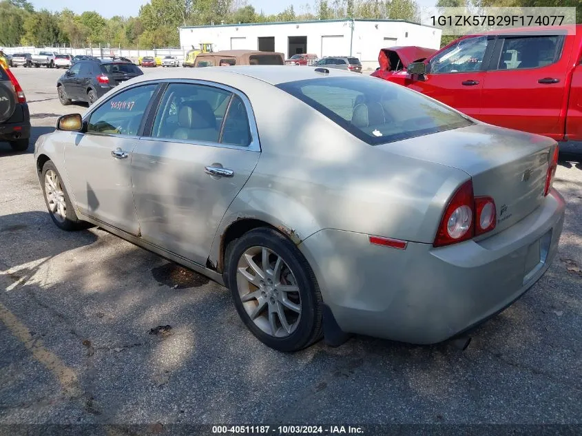 2009 Chevrolet Malibu Ltz VIN: 1G1ZK57B29F174077 Lot: 40511187