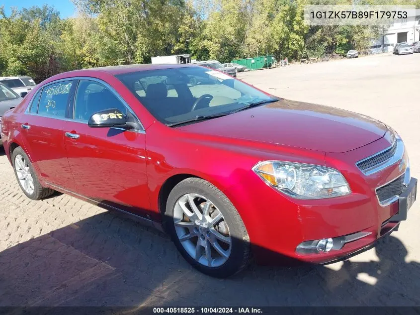 2009 Chevrolet Malibu Ltz VIN: 1G1ZK57B89F179753 Lot: 40518525