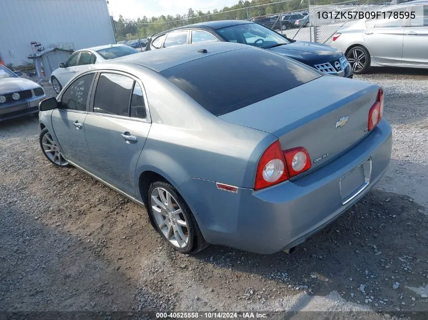 2009 Chevrolet Malibu Ltz VIN: 1G1ZK57B09F178595 Lot: 40525558