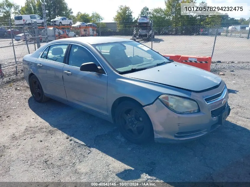 1G1ZG57B294232475 2009 Chevrolet Malibu Ls