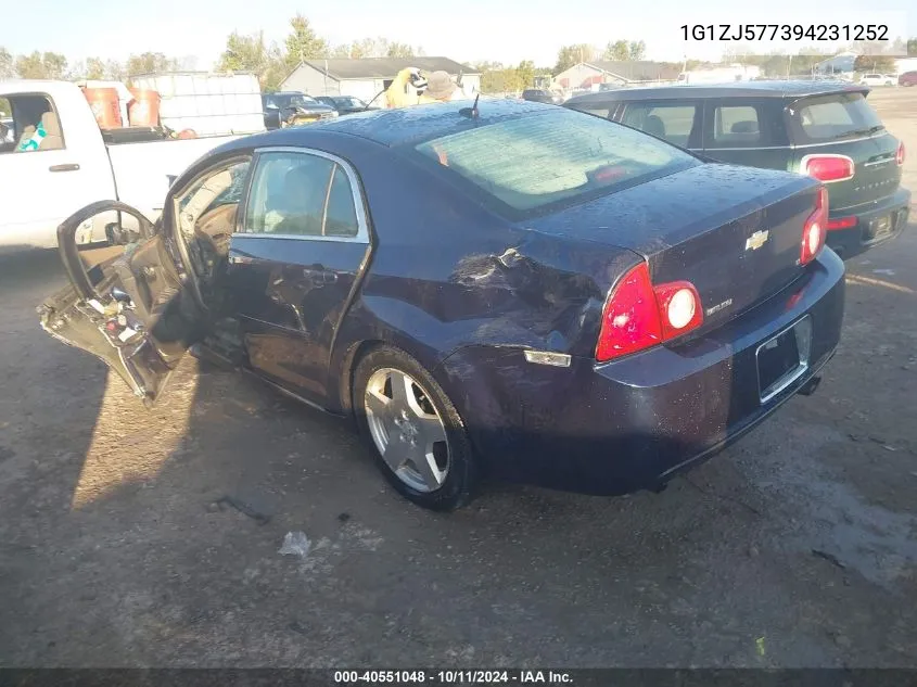 2009 Chevrolet Malibu Lt VIN: 1G1ZJ577394231252 Lot: 40551048