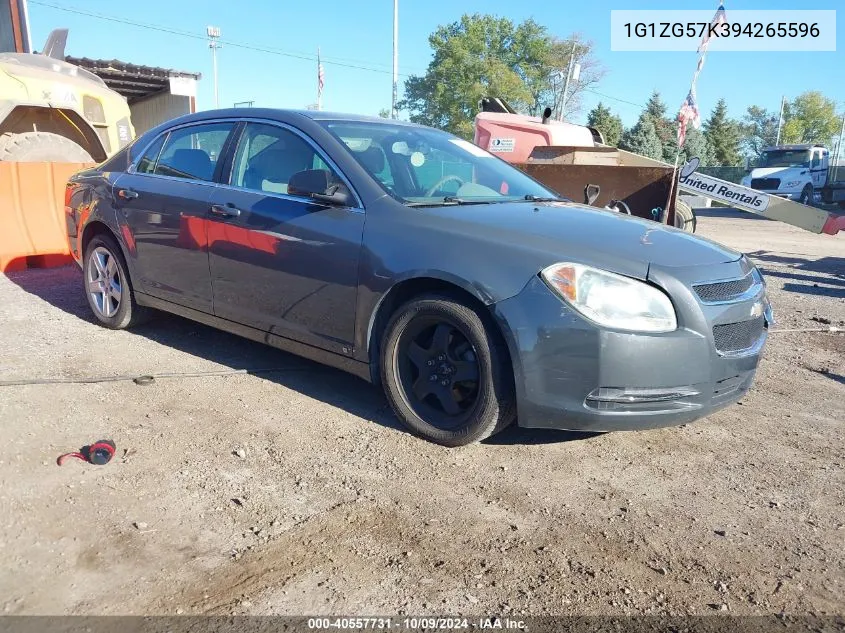 1G1ZG57K394265596 2009 Chevrolet Malibu Ls