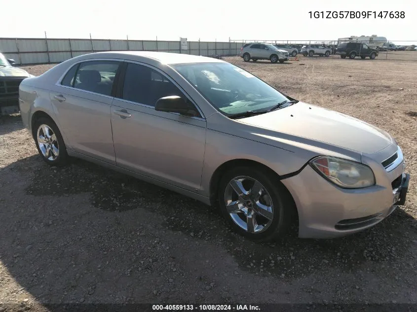 1G1ZG57B09F147638 2009 Chevrolet Malibu Ls