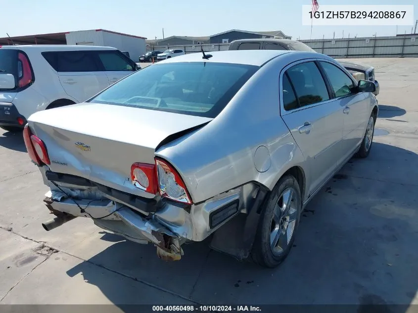 1G1ZH57B294208867 2009 Chevrolet Malibu Lt