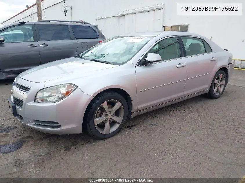 2009 Chevrolet Malibu Lt VIN: 1G1ZJ57B99F175522 Lot: 40583034