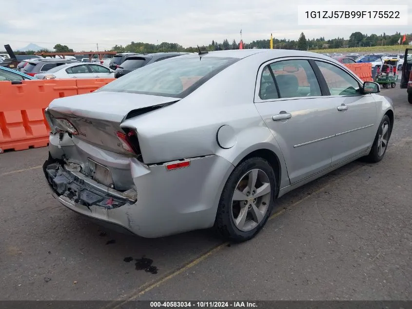 2009 Chevrolet Malibu Lt VIN: 1G1ZJ57B99F175522 Lot: 40583034